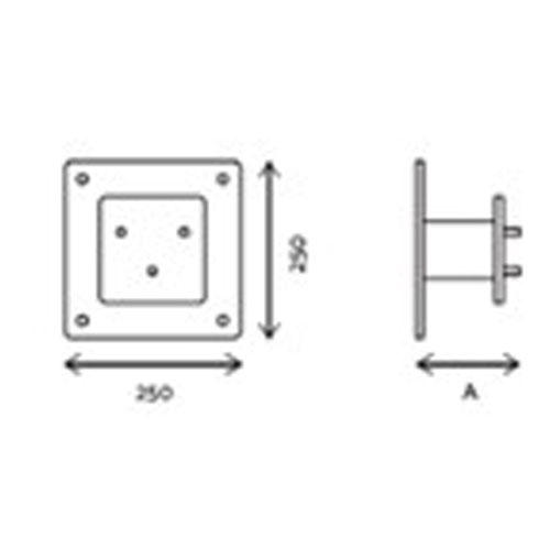 Pipe/Stand Off Bracket
